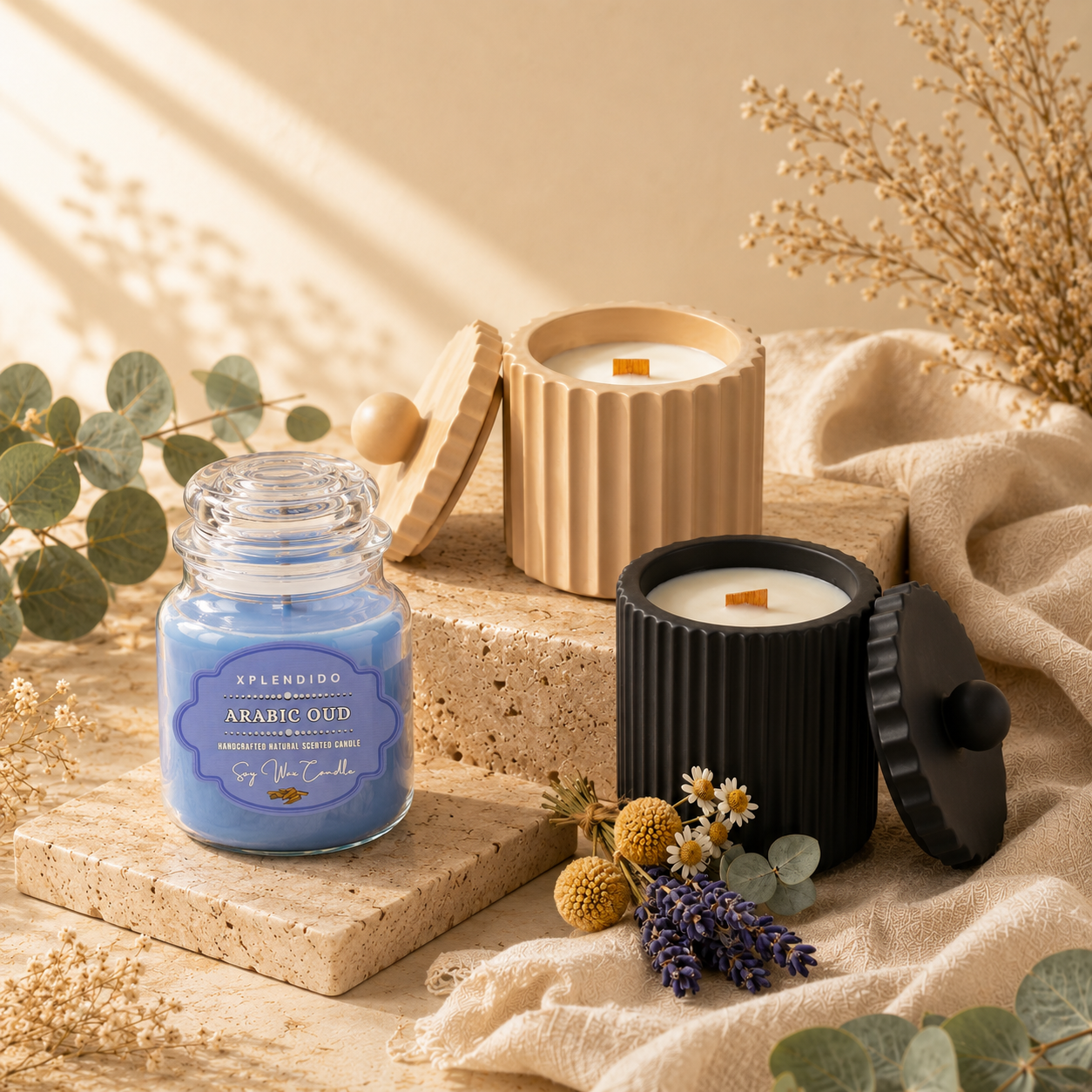 Jar Candles by Xplendido